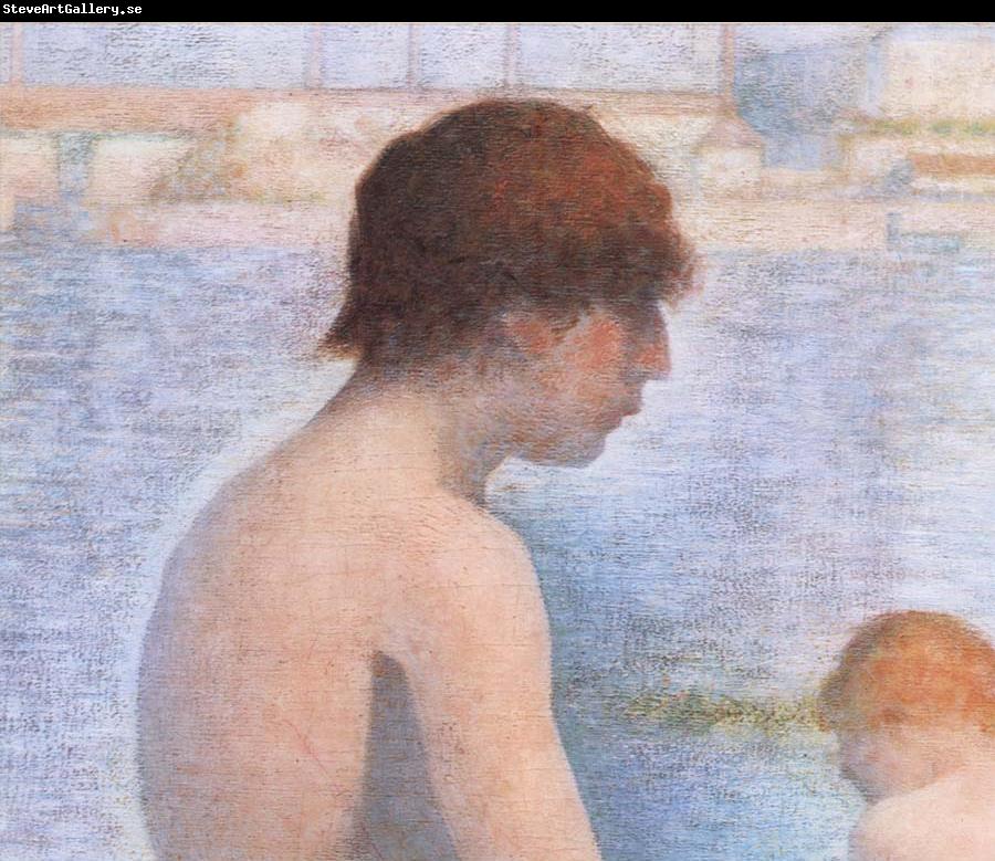Georges Seurat Detail of Bather
